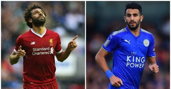 محمد صلاح يضيق الخناق على رياض محرز فى صراع الهدافين العرب