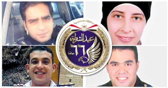 حكايات شهداء الشرطة.. دولا الورد الحر البلدى يفتح اصحى يا بلدى.. "رضا عبد الرحمن" اختلط دمه بدماء الأقباط فى حلوان.. "أحمد جمال" أوصى بإلحاق ابنه بالشرطة ليكمل مسيرته.. ووالدة الشهيد ضياء فتوح: زغردت بجوار جثته