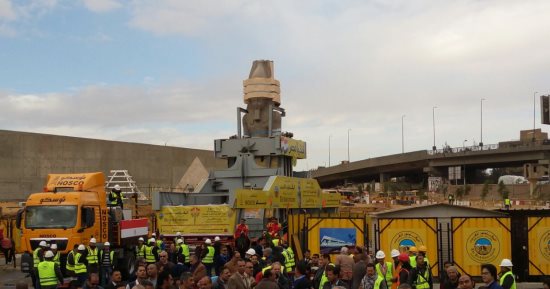 "المقاولون العرب" تكشف كواليس نقل تمثال الملك رمسيس للمتحف المصرى الكبير