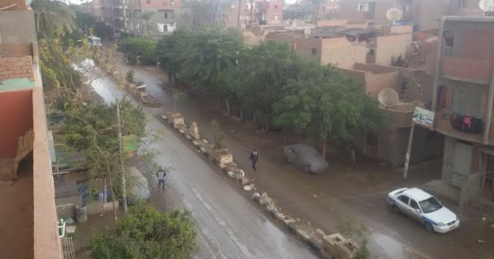 أمطار غزيرة وطقس سيئ يضرب جمصة والمنصورة الجديدة