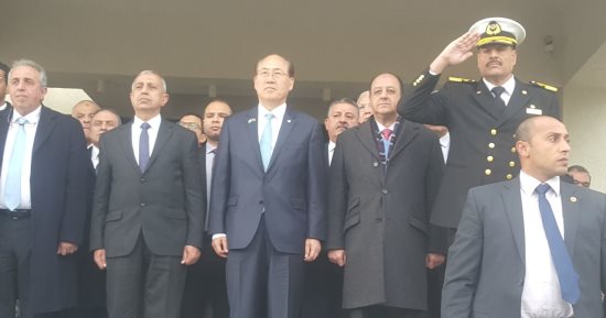 صور.. الأكاديمية العربية بالإسكندرية تستقبل سكرتير المنظمة البحرية الدولية 