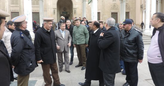 مساعد وزير الداخلية لوسط الدلتا يتفقد خدمات تأمين المسجد الأحمدى بطنطا
