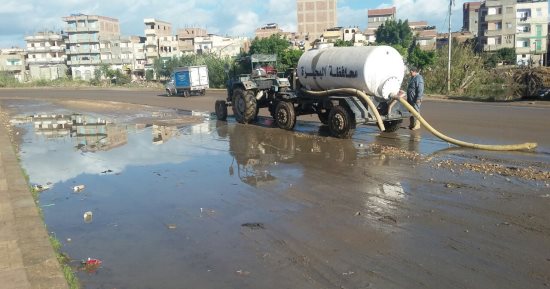 موجة من الطقس السىء والصقيع تضرب محافظة القليوبية