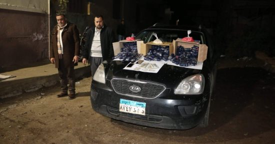 صور... ضبط مدير مبيعات وسائق أثناء تهريبهما 70 ألف قرص مخدر إلى السعودية