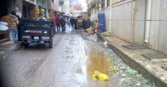 صور.. استمرار سقوط الأمطار والطقس السيئ بالقليوبية 