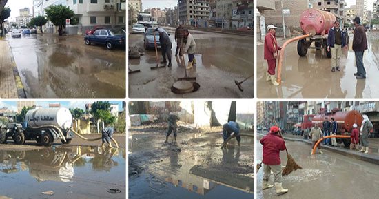صور.. الطقس السىء يضرب المحافظات.. غلق بوغاز الإسكندرية وعزبة البرج والبرلس وميناء شرم الشيخ.. والشوارع والميادين تغرق فى مياه الأمطار.. ونقيب صيادى كفر الشيخ: ارتفاع الأمواج لـ4.5 متر.. والصقيع يضرب شمال سيناء