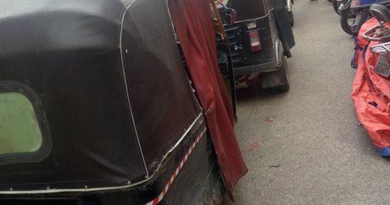 صور .. ضبط 3 تكاتك غير مرخصة يقودها أطفال فى حملة مرورية بدمياط