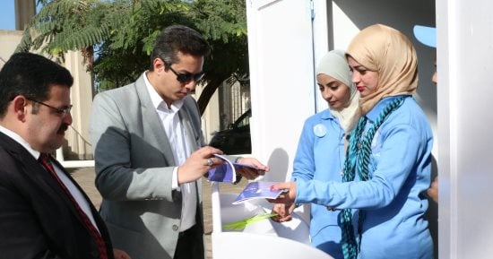 "خليك زى آدم" فى معرض الكتاب للتوعية بعدم إلقاء المخلفات فى الشارع