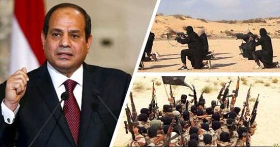 تحقيقات قضية محاولة اغتيال السيسى تكشف: الهيكل التنظيمى لـ«ولاية سيناء».. التنظيم يضم 11 «خلية نوعية» و310 متهمين وكل منطقة تضم 6 مجموعات 
