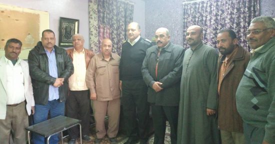 صور .. رئيس مدينة إسنا يقدم التهانى لقيادات الداخلية بأعياد الشرطة