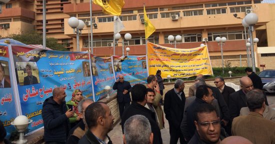 المزمار فى استقبال وزير النقل الأسبق بمؤتمر إعلان ترشحه لمنصب نقيب المهندسين (صور)