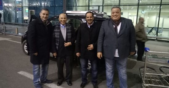 صور.. وصول رئيس الناشرين الأردنيين ومدير معرض عمان للمشاركة بمعرض الكتاب