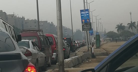 تعيين خدمات مرورية بمحيط أعمال نقل مرافق بشارع لبنان فى المهندسين