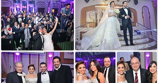 زفاف ريم احمد وطه خليفة بحضور نجوم الفن والإعلام