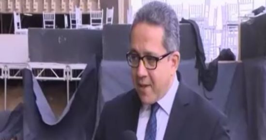 وزير الآثار: المتحف المصرى الجديد أكبر متاحف العالم فى عرض حضارة واحدة