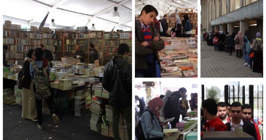 إقبال كبير على معرض الكتاب