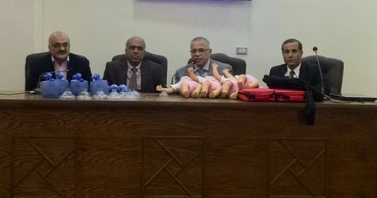 جامعة الأزهر تنظم دورة تدريبية للإنعاش القلبي  للموظفين