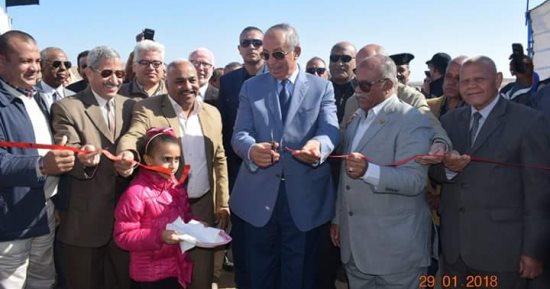 صور .. محافظ البحر الأحمر يفتتح محطة تقوية شبكة الكهرباء ومزرعة القويح