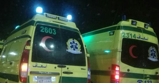 10 سيارات لنقل مصابى باخرة أسوان وفحص عينات من المصابين لتحديد سبب التسمم