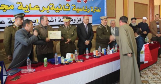 صور.. تكريم ضباط وعمد مركز أشمون بالمنوفية بمناسبة الاحتفال بعيد الشرطة