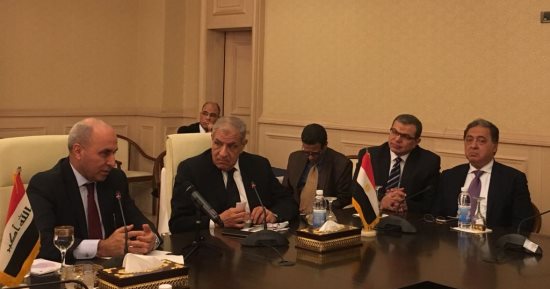 إبراهيم محلب يلتقى رئيس برلمان العراق و6 وزراء لمناقشة ملف إعادة الإعمار