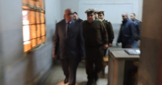 صور.. مدير أمن البحيرة يتفقد مركز شرطة دمنهور