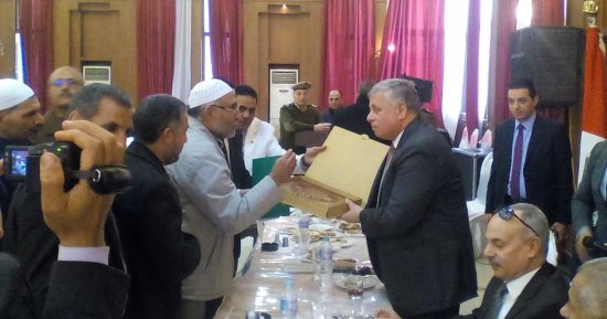 سكرتير محافظ المنوفية ومدير الأمن يشهدان احتفالية عيد الشرطة