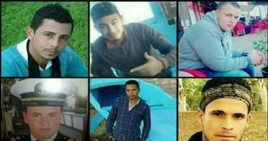 استخراج جثتين لصيادين من برج مغيزل بكفر الشيخ من المياه الإقليمية الليبية