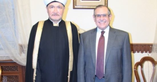مفتى روسيا يدعو الرئيس السيسى لزيارة المسجد الجامع بموسكو