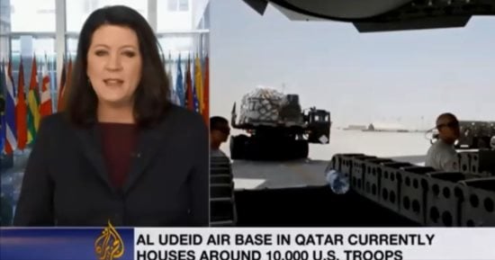 فيديو.. مراسلة الجزيرة تفضح صفقة الـ100مليار دولار بين أمريكا وقطر.. تميم يفتح خزائنه لترامب لإنقاذ من السقوط بعد7 أشهر مقاطعة.. وعود برفع المبلغ حال إنهاء أزمة الرباعى.. وآن باترسون ترعى تجميل إمارة الإرهاب