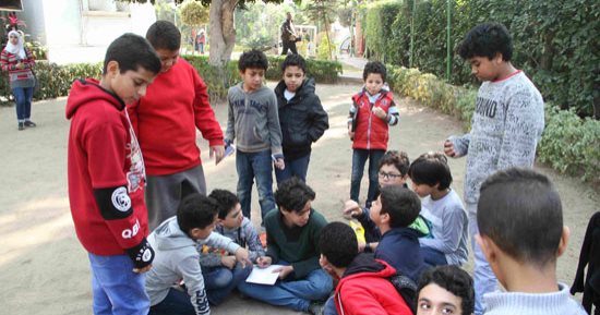 صور.. حملة "تحيا مصر بأطفالها" تستعرض قصة بطولة الشهيد أحمد المنسى