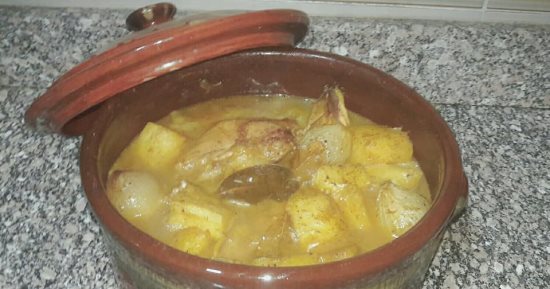 طريقة عمل اليخنى بالدجاج في البيت