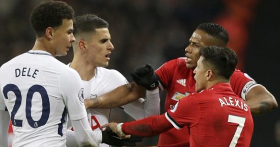 مانشستر يونايتد فى مهمة صعبة لخطف بطاقة نهائى الكأس أمام توتنهام