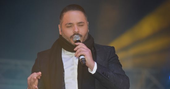 صور.. رامى عياش بحفل شرم الشيخ: "سيناء تشرف السياحة العربية"