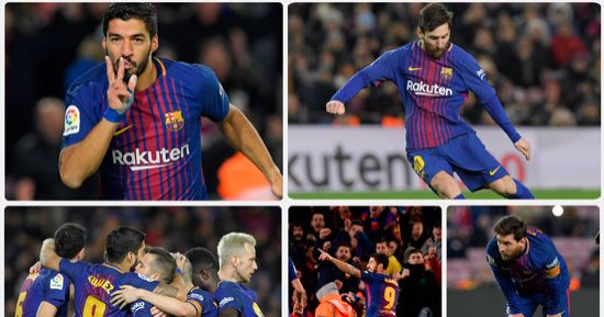 فيديو جراف.. ملوك الهاتريك فى برشلونة