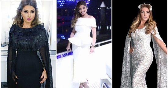 بالأبيض والأسود 10 فساتين من دولاب روجينا اختارى منها