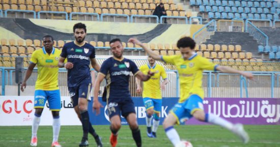 الإسماعيلى يتعادل مع دجلة 1/1 فى الشوط الأول 