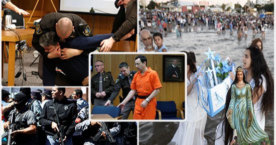 صور.. العالم هذا الصباح.. مواطنون فى الأوروجواى يقدمون الورود لـ"آلهة البحر" طلبًا للبركة.. السلفادور تشن حملة أمنية للسيطرة على مناطق العصابات المسلحة.. حريق داخل مستشفى فى كوريا الجنوبية وإجلاء المرضى