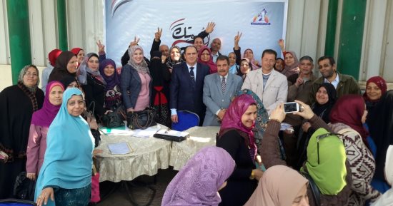 صور.. "صوتك لمصر بكرة" بالمنوفية تحث المرأة على المشاركة بانتخابات الرئاسة
