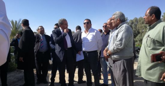 وزير التموين يتفقد مشروعات صومعة غلال ومنطقة استثمارية بمدينة طيبة بالأقصر