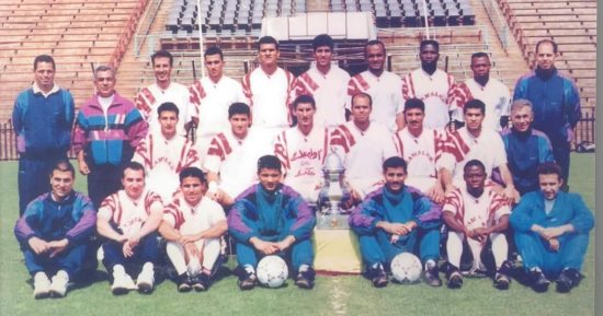 شاهد .. فريق الزمالك تحت قيادة الجوهرى فى التسعينيات