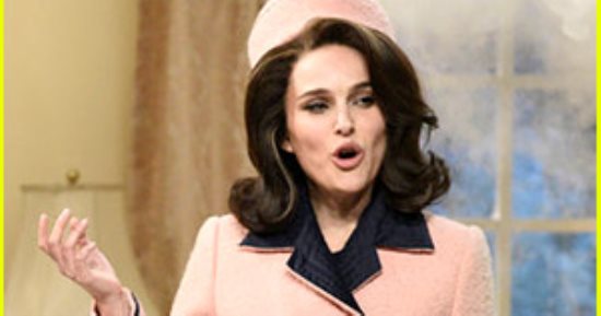 ناتالى بورتمان تتقمص شخصية جاكى فى برنامج snl