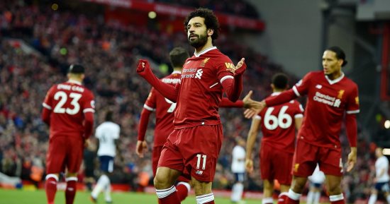 فيفا يبرز انضمام محمد صلاح لأساطير التهديف الأفارقة بالدورى الإنجليزى