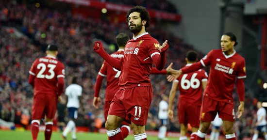فيديو.. محمد صلاح يتربع على عرش الهدافين المصريين فى الدورى الإنجليزى