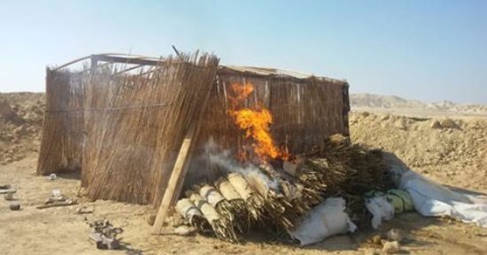 الجيش الثالث الميدانى يدمر 16 وكرا للعناصر التكفيرية بوسط سيناء
