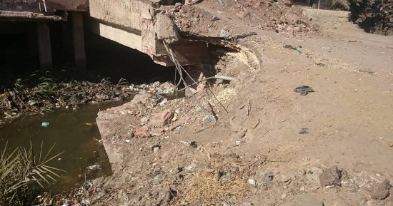شكوى من كوبرى قرية الصوفية الآيل للسقوط بالشرقية