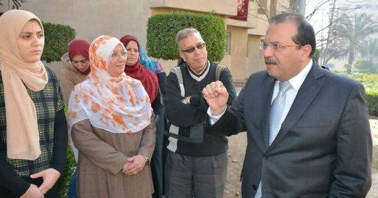 رئيس جامعة طنطا يتابع تسكين الطلاب بالمدن الجامعية