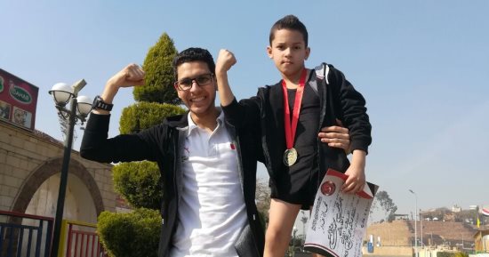 أحمد عبد التواب يفوز ببطولة الجيزة لناشئى الجمباز