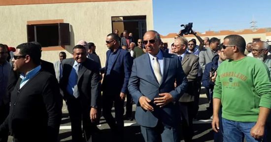 محافظ البحر الأحمر يتفقد عمارات بديل العشوائيات بمدينة سفاجا