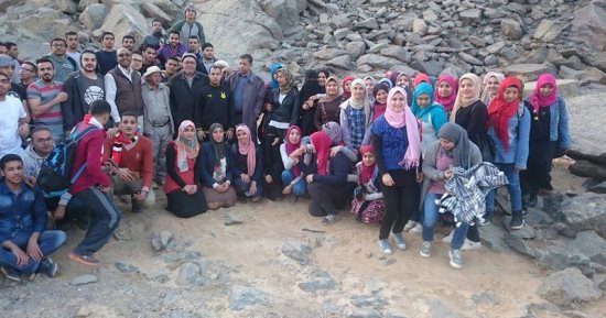 كلية علوم المنوفية تنظم رحلة علمية بجبال البحر الأحمر
